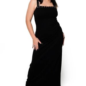 Forest Ink Grommet Dress